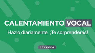 Calentamiento Vocal Diario · Mujer y Hombre  5 ejercicios vocales que NO conoces [upl. by Culosio]