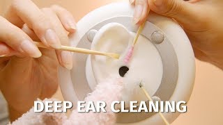 ASMR Deep Ear Cleaning Session 1 Hr No Talking [upl. by Lletnwahs]