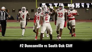 2 Duncanville vs South Oak Cliff  TXHSFB [upl. by Raasch]