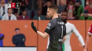 FIFA 23 Gameplay  FC Augsburg  Borussia Mönchengladbach  Bundesliga  20232024 [upl. by Nesiaj]