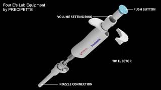 Micropipeta para laboratorio de volumen variable 20200μL ISO8655 [upl. by Haslam]