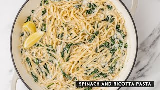 Spinach Ricotta Pasta [upl. by Joseph]