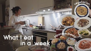 What I eat in a week as a Japanese in Finland pt2  realistic home food asian vegetarian etc [upl. by Ynohtona163]