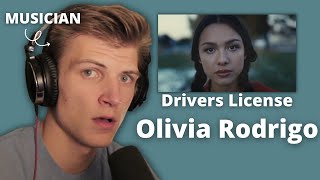 MUSICIAN REACTION to DRIVERS LICENSE by OLIVIA RODRIGO  Drivers License Music Video Reaction [upl. by Finbar]