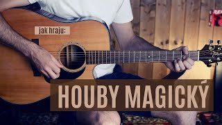 jak hrát HOUBY MAGICKÝ  KABÁT  KYTARA [upl. by Soirtemed]