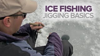 Ice Fishing How To Use a Jigging Rod [upl. by Ahsiek]