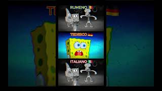 🧽 Spongebob Squiddi e Patrick in 3 lingue diverse 😂 🔥 [upl. by Russel]