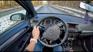 2007 Opel Astra H GTC 16 Twinport ECOTEC 105HP 0100 POV Test Drive 1889 Joe Black [upl. by Yrekcaz]