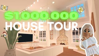 1 million dollar Bloxburg House Tour Bloxburg  Roblox [upl. by Rengia242]