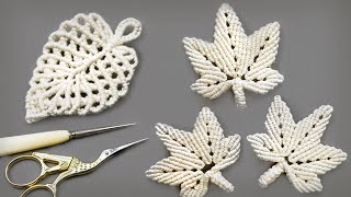 Must See Macrame Leaf Patterns DIY [upl. by Krenek469]