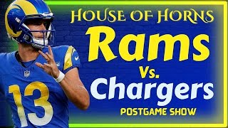 Rams vs Chargers postgame show Stetson Bennett improves Jordan Whittington shines again [upl. by Perloff]