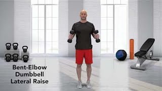 How to do a BentElbow Dumbbell Lateral Raise [upl. by Daniela670]