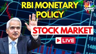 Stock Market LIVE Updates  Nifty amp Sensex LIVE  RBI Monetary Policy Meeting  Oct 9th  CNBC TV18 [upl. by Kanal23]