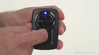 How to Program Chamberlains Universal Remote Control Model KLIK3U to a Garage Door Opener [upl. by Cathrin]