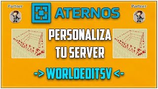 ATERNOS  Configura WORLDEDITSV  Personaliza Tu Server 2017Full  Español [upl. by Mercorr]