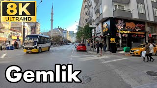 Gemlik İstiklal Caddesi 8K Ultra HD [upl. by Lierbag]