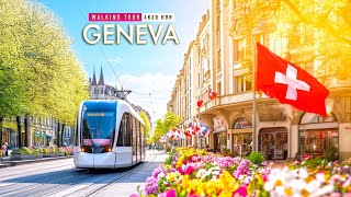 Geneva Walking Tour 4K – Explore the Heart of Switzerland  European Walking Tours [upl. by Ladnyc246]