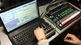 Roland TR8 as an Audio Interface featBassBoy【重低音少年】 [upl. by Ahsemed]