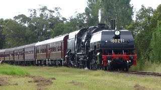 Australian Trains Steam Locomotives in Action  2015 Review [upl. by Mad317]