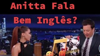 quotANITTA FALA BEM INGLÊSquot Entrevista Jimmy Fallon no The Tonight Show [upl. by Benita]