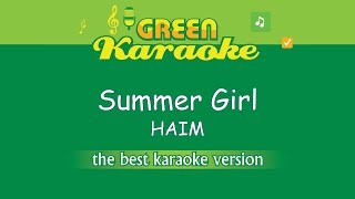 HAIM  Summer Girl Karaoke [upl. by Ivett]