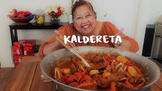 Beef Kaldereta Recipe  Filipino Beef Stew  Home Cooking With Mama LuLu [upl. by Avla]