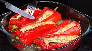 Diese griechischen Käsepaprika machen meine Familie verrückt Rezept aus dem Restaurant [upl. by Lymann272]