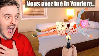 JAI ENFIN TUÉ LA YANDERE   je suis choqué [upl. by Yelram781]