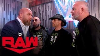 Triple H lays out the rules for DX Raw Oct 10 2022 [upl. by Holder]