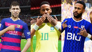 NEYMAR JR IN EVERY FIFA 1024 [upl. by Perri]