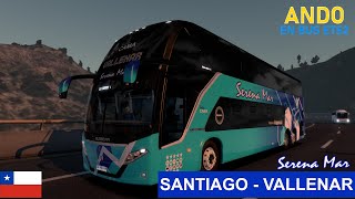 ETS2  Santiago  Vallenar  Busscar Vissta Buss DD  Serena Mar [upl. by Salkcin357]