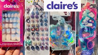 Claire’s Mew In  Shopping with Me  Nails 💅 Kids Hair Accessories  Jewellery  April 2024 [upl. by Sephira]