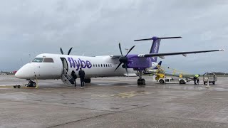 TRIPREPORT  Goodbye Flybe  East Midlands  Belfast city  Flybe Q400 [upl. by Xet]