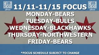 Focus Schedule Week 11 [upl. by Seavir584]