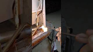 Charging the refrigerator with Freonrefrigerator freon shortvideo shorts short subscribe with [upl. by Heywood]