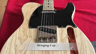 Building a Warmoth Telecaster [upl. by Fitzsimmons360]