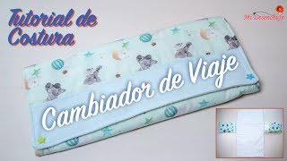 Tutorial de Costura  Como hacer un CAMBIADOR DE VIAJE PARA BEBÉ [upl. by Eillib]