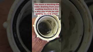 Bosch Washing machine  E18 error Try this fix if other solutions dont work [upl. by Aivil]