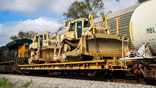 US ARMY BULLDOZERS on M601 as it Meets M209 in Waycross GA  342024 [upl. by Nadual]