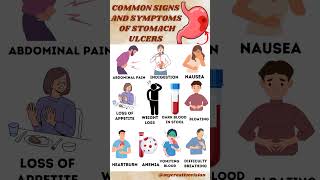 common signs and symptoms of stomach ulcers stomach [upl. by Pich]