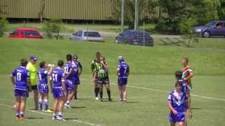 Mackay Referee clipping a player across the head [upl. by Rratsal]