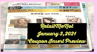 COUPON INSERT PREVIEW FOR 1032021  RetailMeNot EARLY COUPON INSERT PREVIEW SundayInsertCoupon [upl. by Dde]