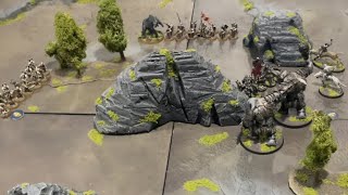 Azogs legion Vs Erebor Reclaimed 800pts Breakthrough [upl. by Aroved]