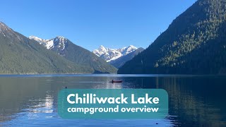 Chilliwack Lake Provincial Park  Campground Overview [upl. by Gerik]