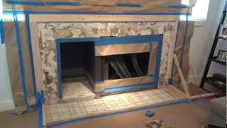 How To Make A Concrete Fireplace Surround Six Simple Steps [upl. by Rubio]