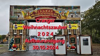 Cranger Weihnachtszauber 2024 Aufbaurundgang 30102024 [upl. by Solrak709]