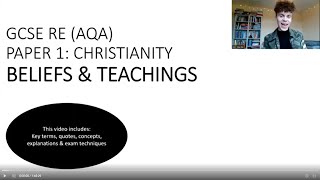 GCSE RELIGIOUS STUDIES CHRISTIANITY  BELIEFS amp TEACHINGS AQA PAPER 1 [upl. by Rehsa275]