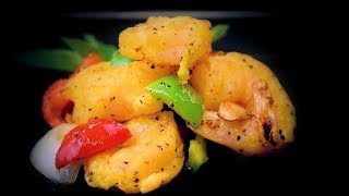 Salt amp Peppered Prawns Chinese Style Cooking Recipe [upl. by Kotto]