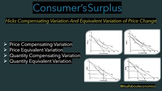 Hicks Compensating Variation and Equivalent Variation of Price Change [upl. by Hutton]