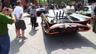 The Original Batmobile Driving Down Front Street in Celebration Florida [upl. by Iharas883]